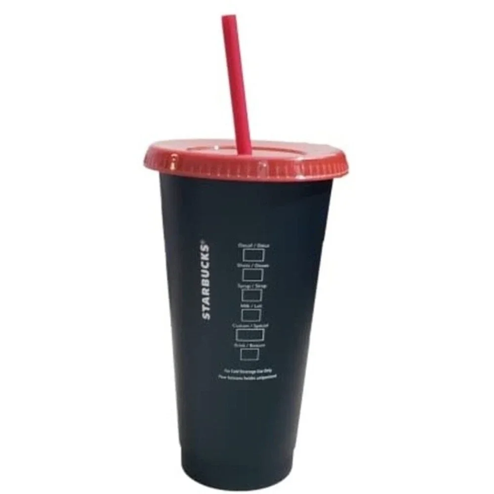 Starbucks 24oz. Reusable Holiday Cold Cup - Candy Canes